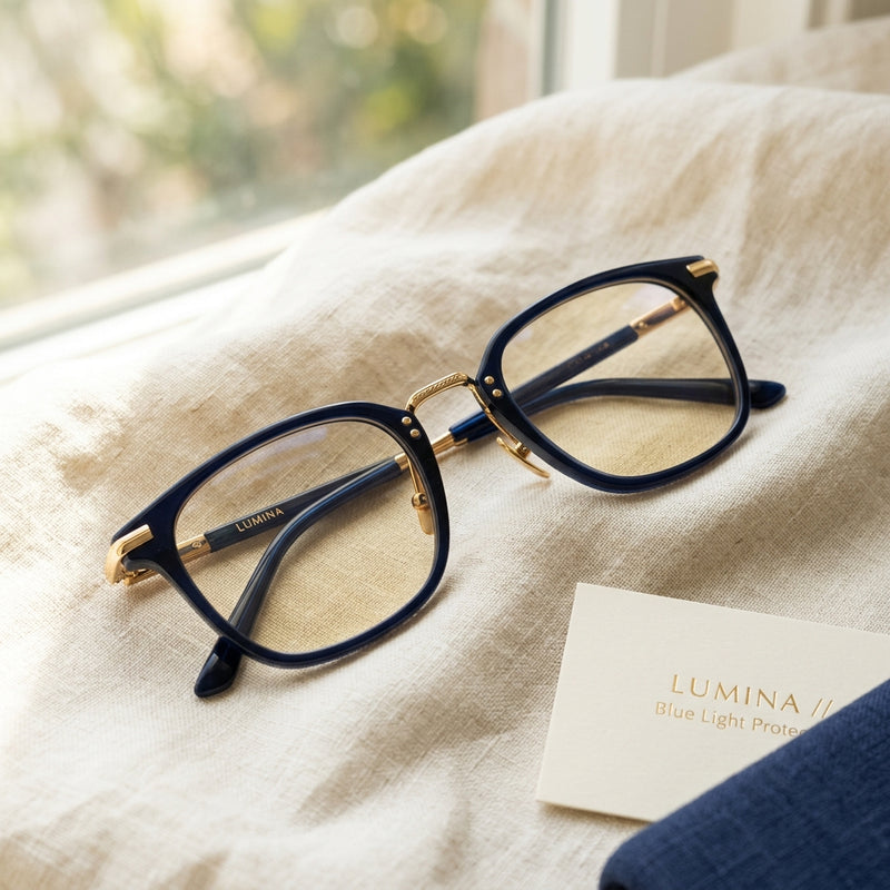 Lunettes amber anti lumière bleue